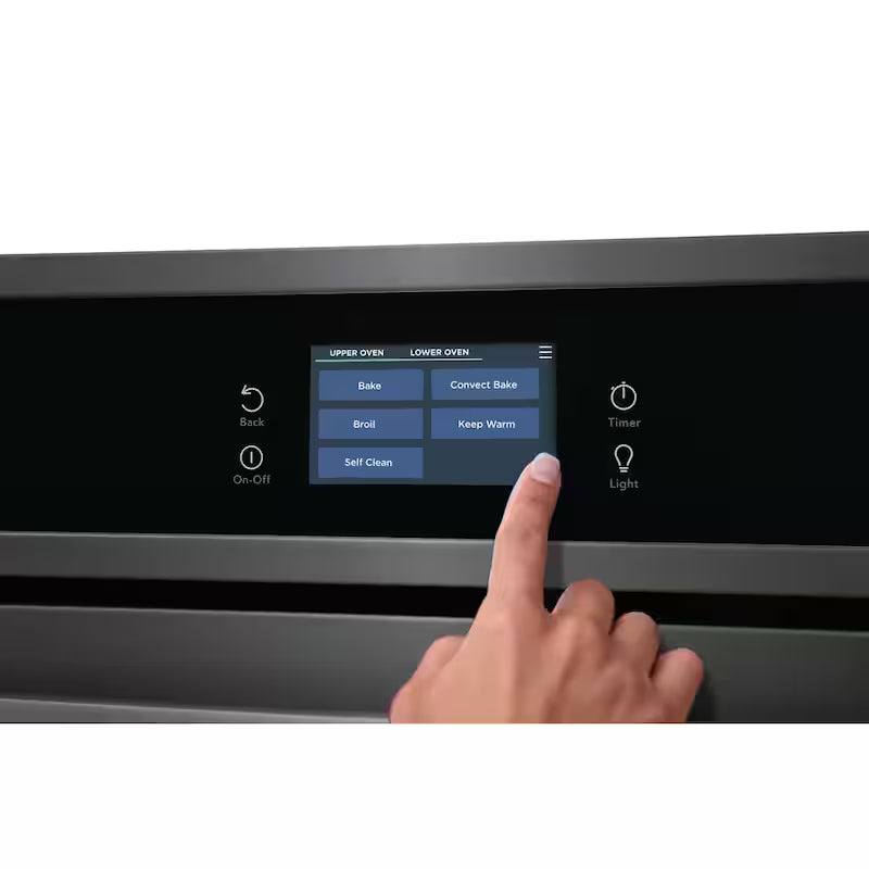 Double Electric Built-In Wall Oven with Convection in Black Stainless Steel L74720