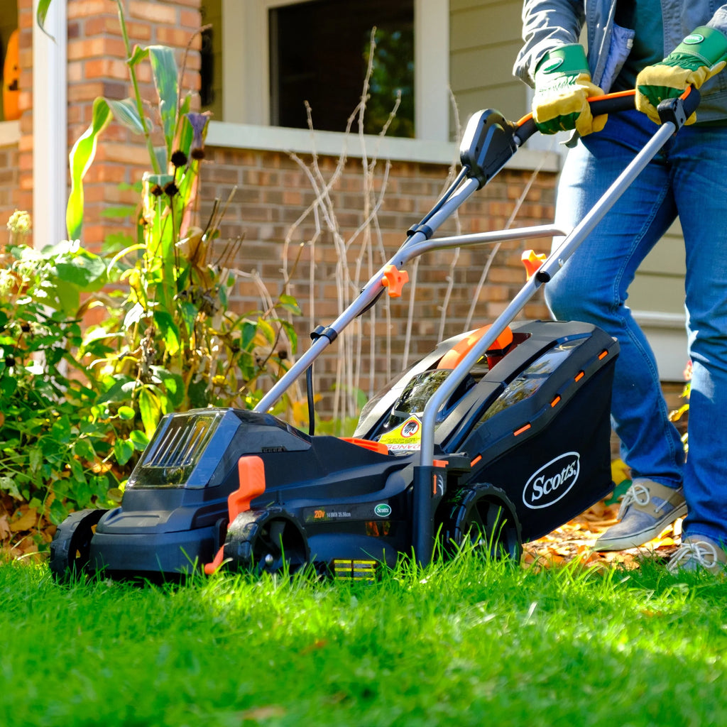 14-Inch 20-Volt Cordless Lawn Mower C458