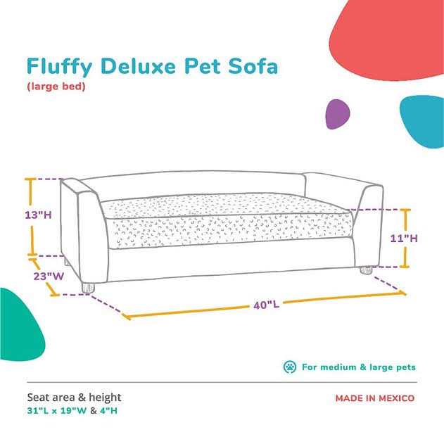 Fluffy Deluxe Pet Bed C79628