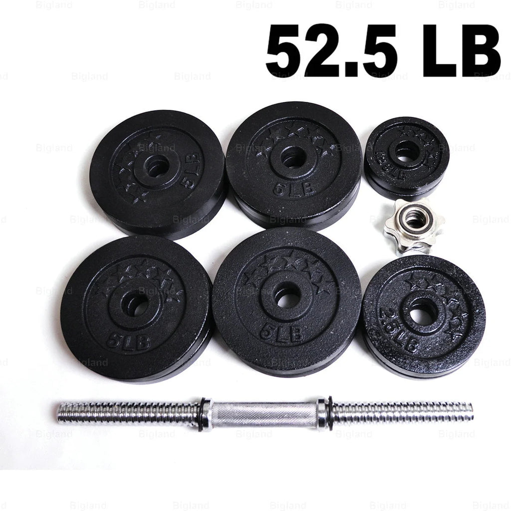 52.5lb Adjustable Cast Iron Dumbbell H901