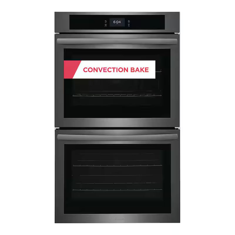Double Electric Built-In Wall Oven with Convection in Black Stainless Steel L74720