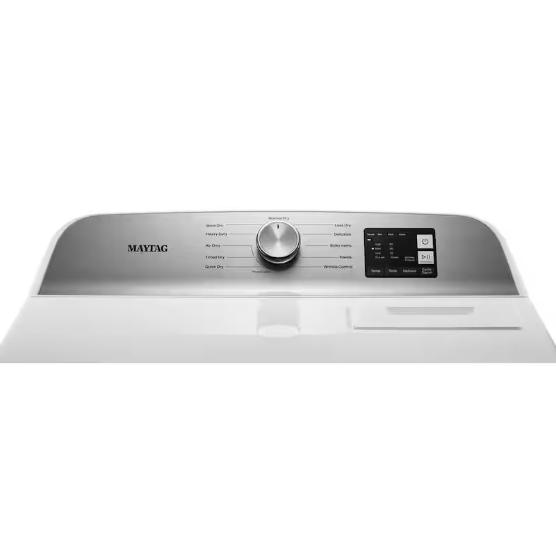 White Electric Vented Dryer with Moisture Sensing N65837