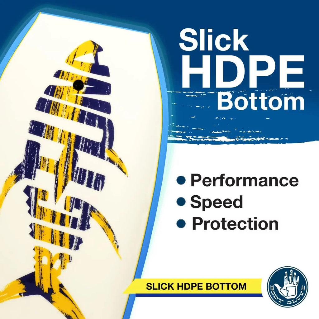 45 inch Bodyboard with Coiled Leash & Wrist Strap R26493