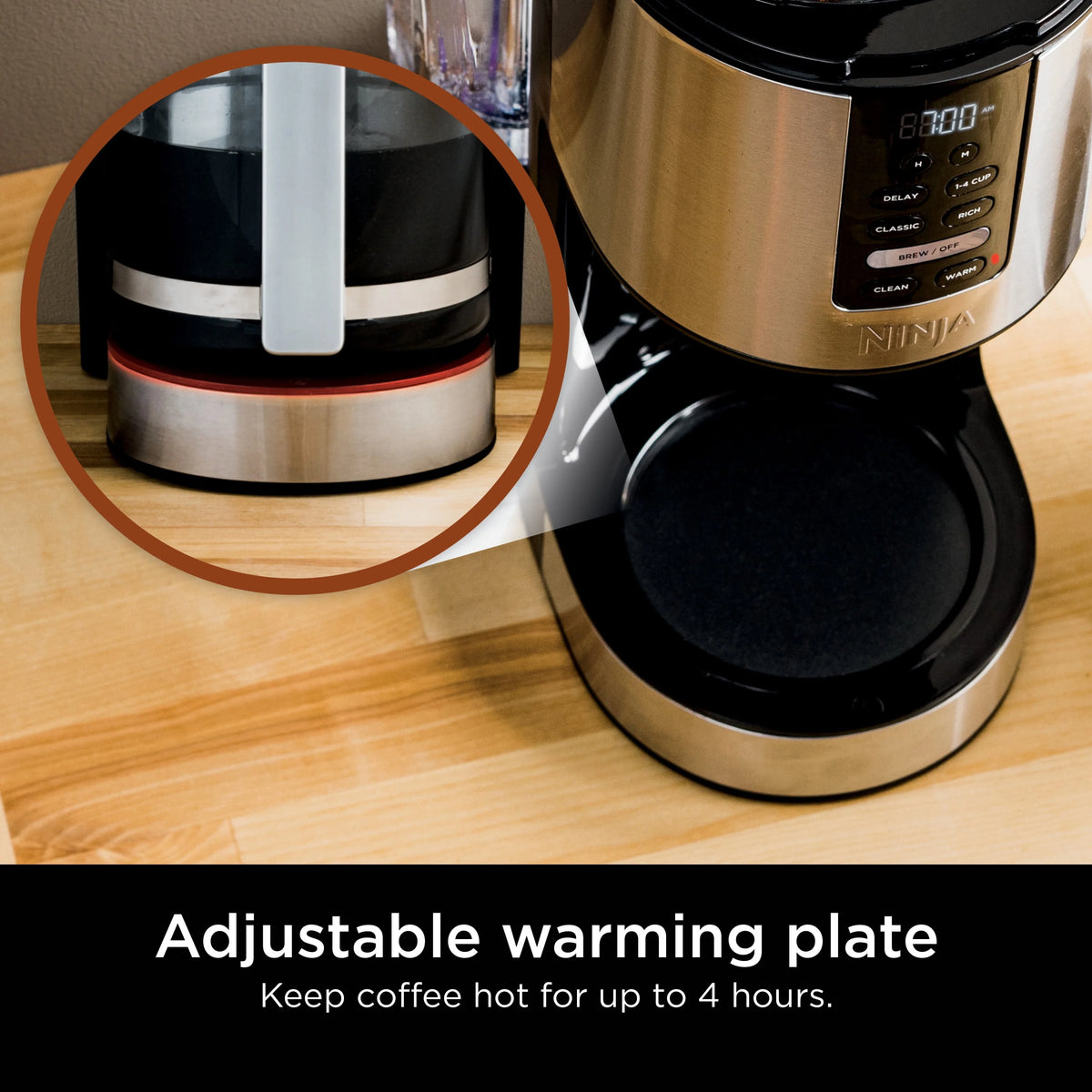 14-Cup Programmable Coffee Maker with Glass Carafe S555
