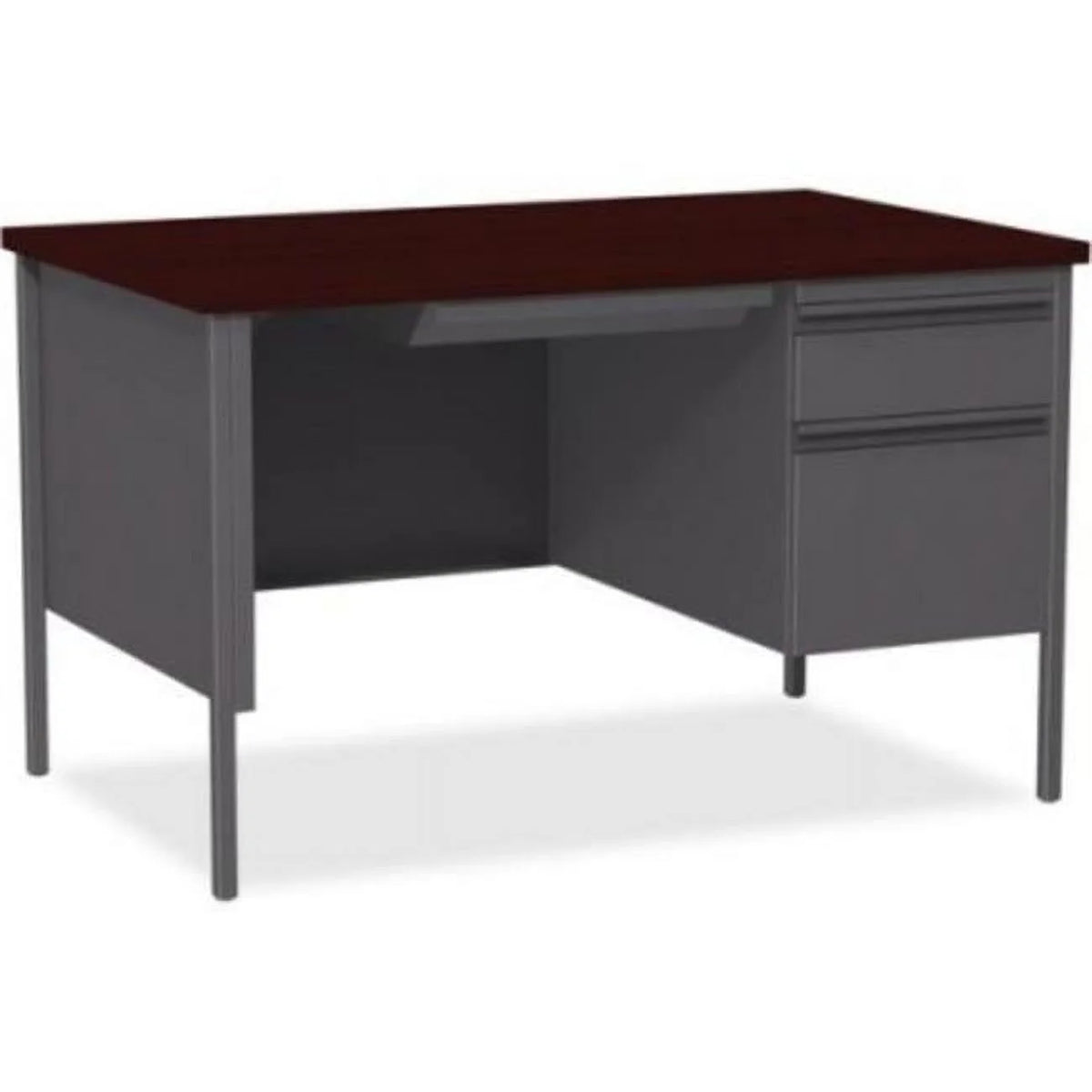48 in. Mahogany Single-Pedestal Desk N765