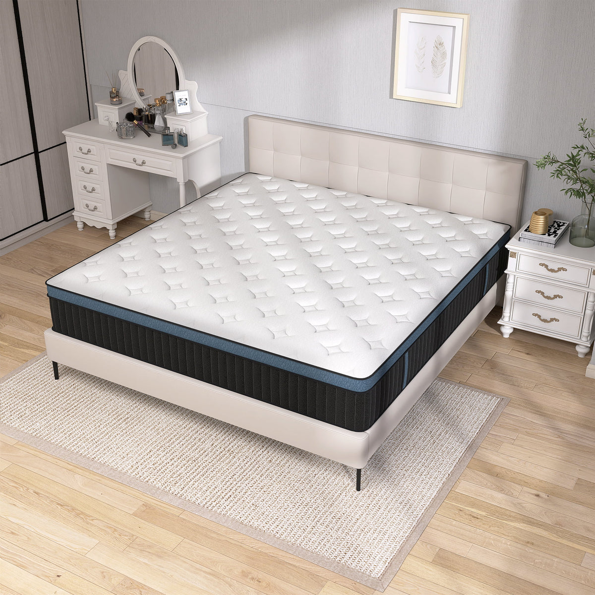 Queen 12 inch Hybrid Mattress N96977