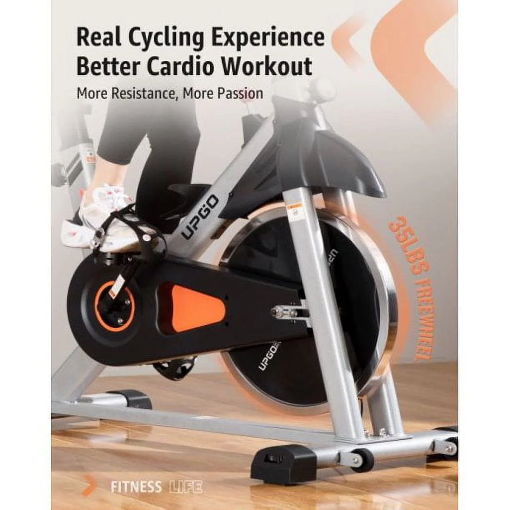 Indoor Cycling Bike 270lb Stationary Exercise Bicycle S5491