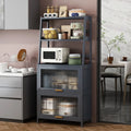 5 Tiers Kitchen Bakers Rack with Cabinet F449782