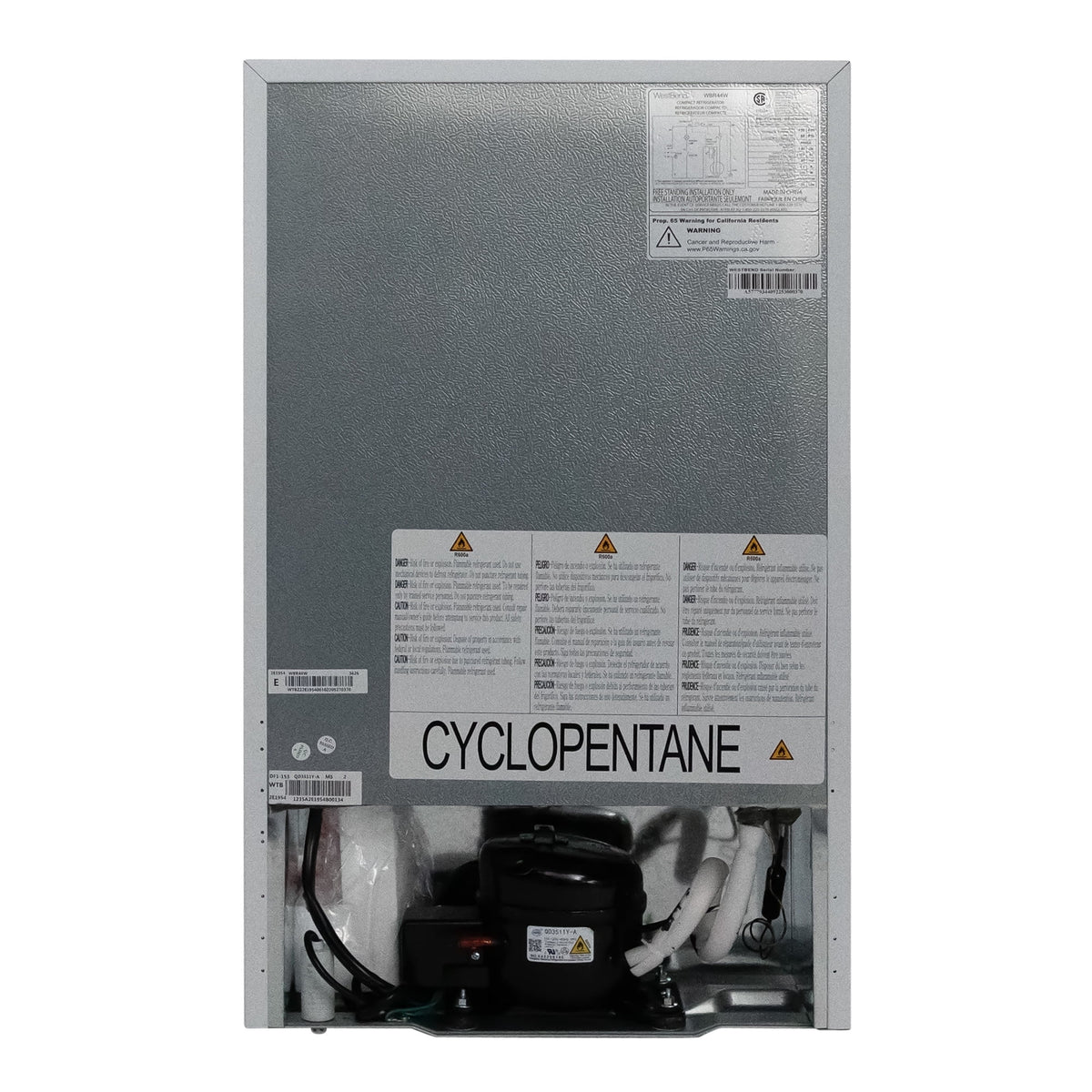 White 4.4 cu. ft. Compact Refrigerator E802757