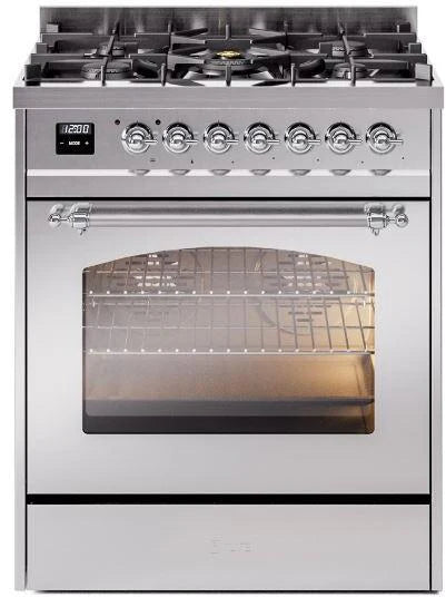 30 Dual Fuel Natural Gas Range in Stainless Steel Z78136