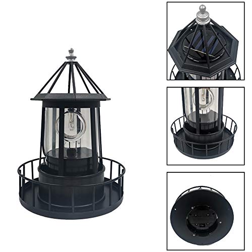 Solar Powered Lighthouse Outdoor Light V40581