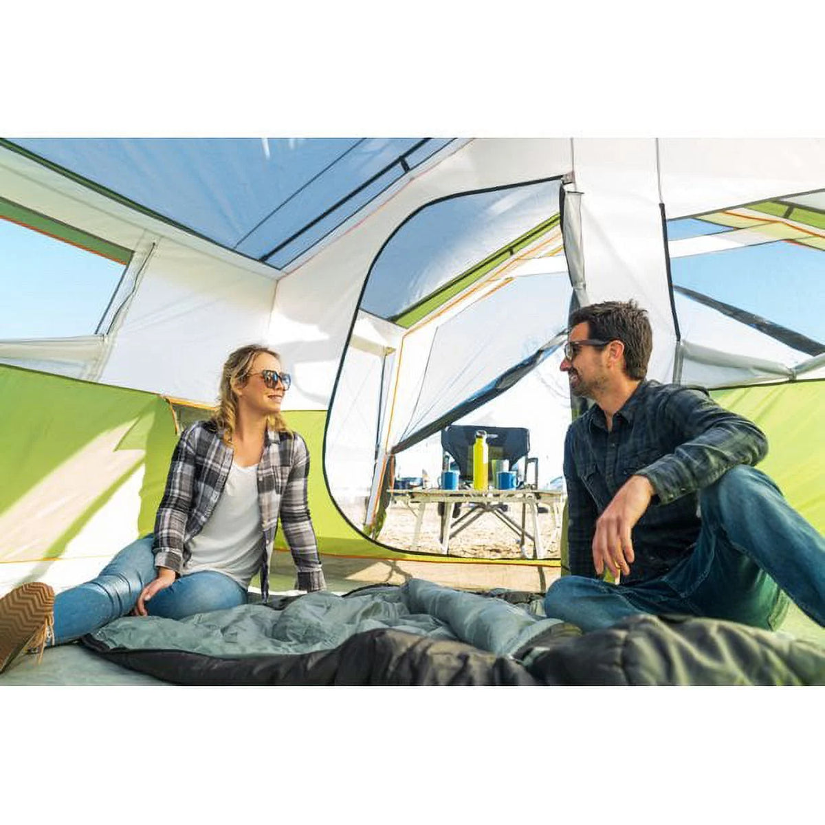 8-Person Cabin Tent with Screen Porch O293499