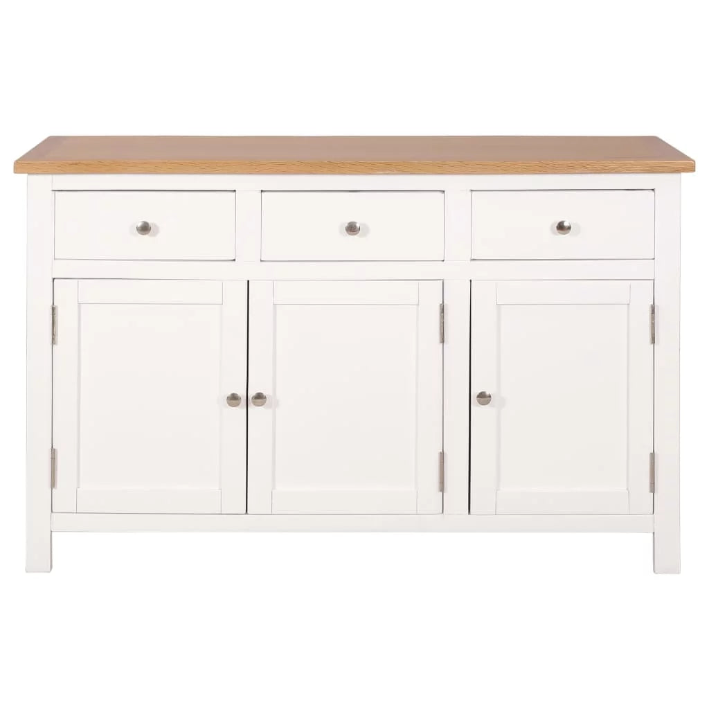 Wooden Sideboard Storage Cabinet with 3 Drawers and 2 Cabinets D98210