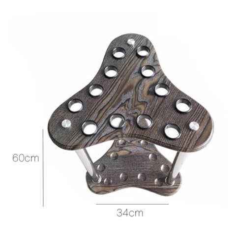 12-Hole Wooden Pool Cue Rack X1067