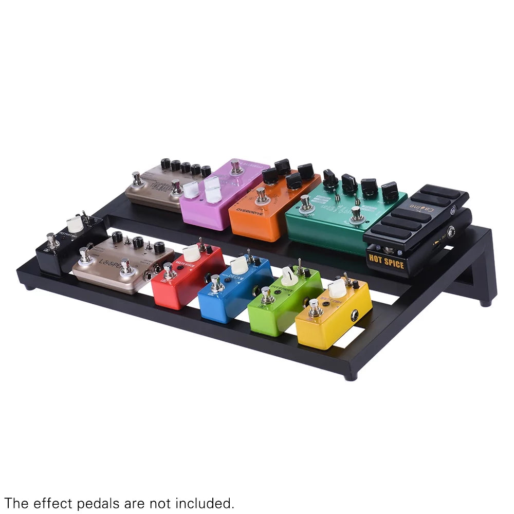 Portable Aluminum Alloy Guitar Effect Pedal Board with Carrying Bag P761