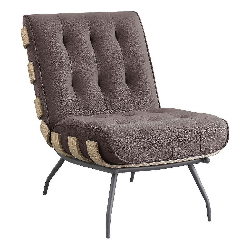 Mid-Century Upholstered Fabric Accent Chair M74912