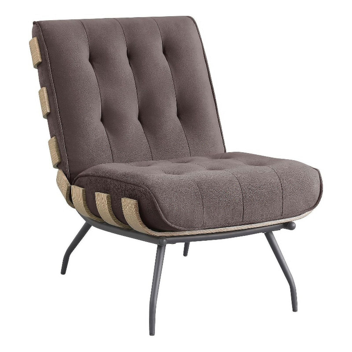 Mid-Century Upholstered Fabric Accent Chair M74912