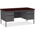 Laminated Mahogany Double-Pedestal Desk T371