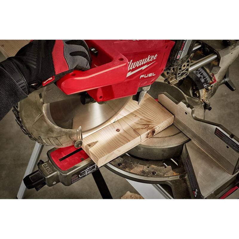 18V Lithium-Ion Brushless Cordless 12 in. Dual Bevel Sliding Compound Miter Saw with Stand U82137