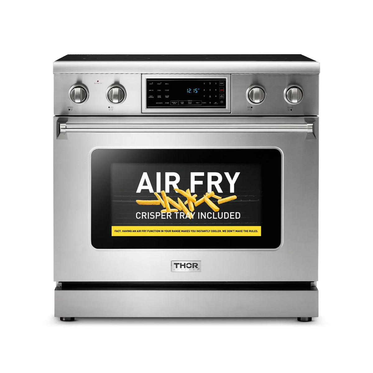 36 Inch Air Fry Self-Clean Electric Range J65570