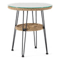 Wicker Rattan Round Outdoor Coffee Table T97651
