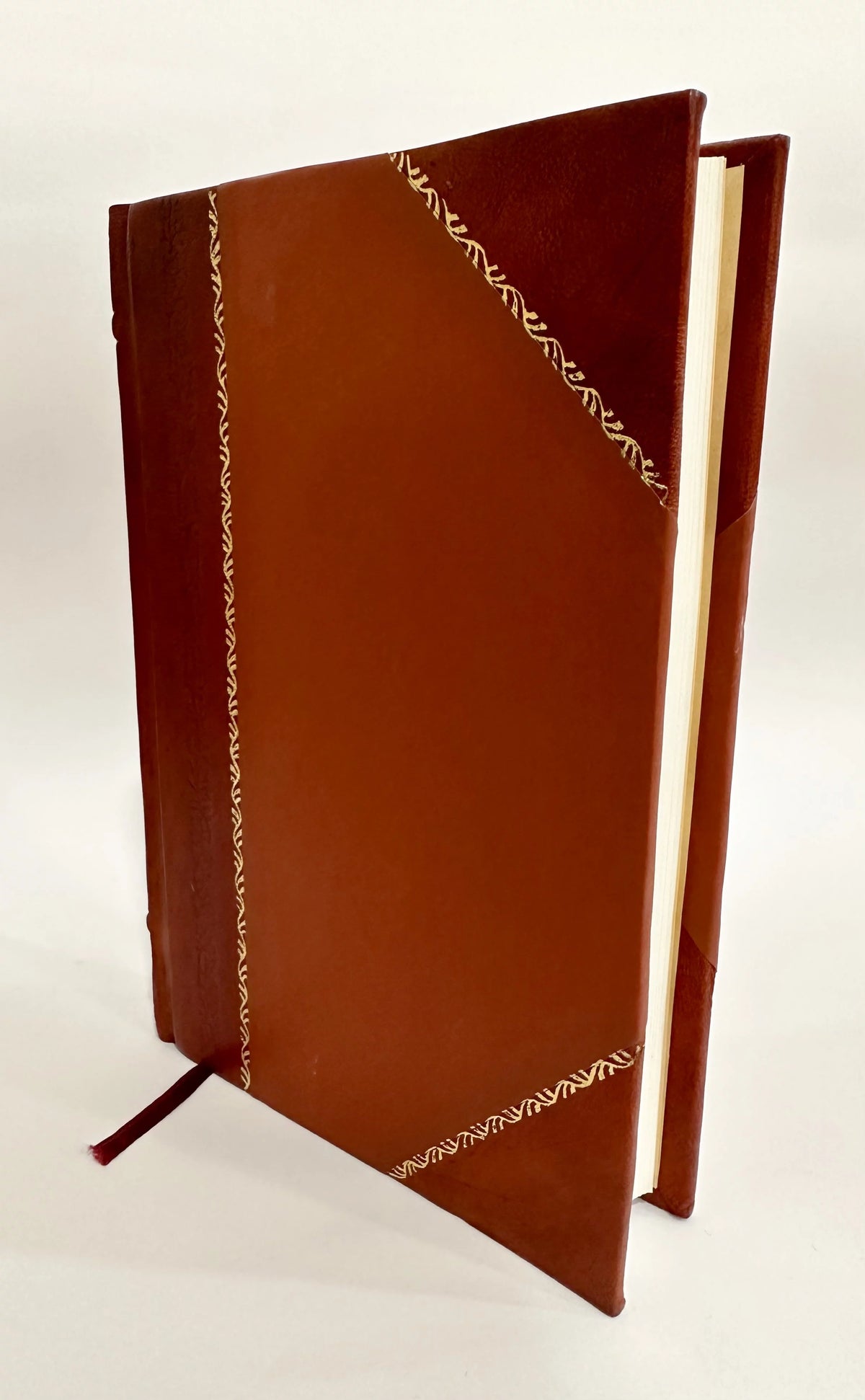 Leather Bound Cookbook Q766