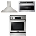 30 Electric Range, Range Hood, Microwave H343125