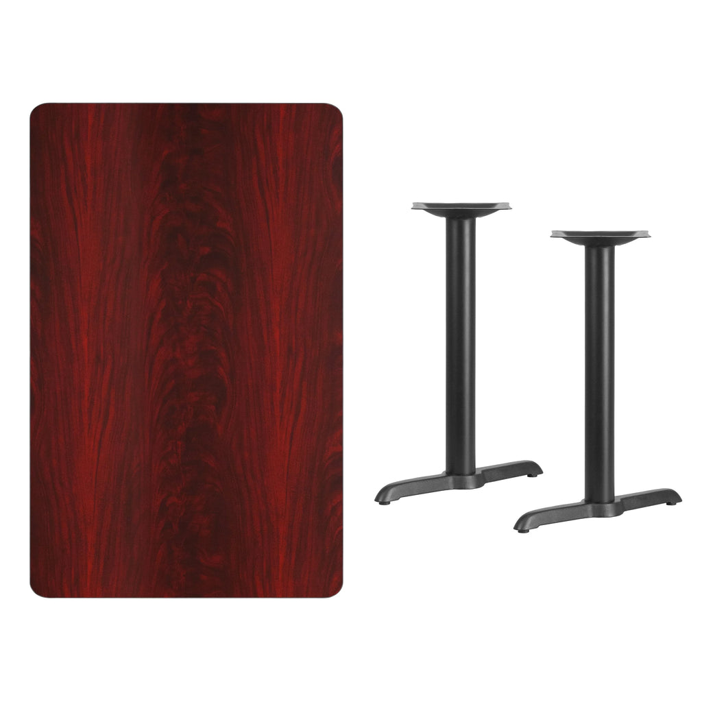 30'' x 48'' Rectangular Laminate Table Top with Table Height Bases A1894