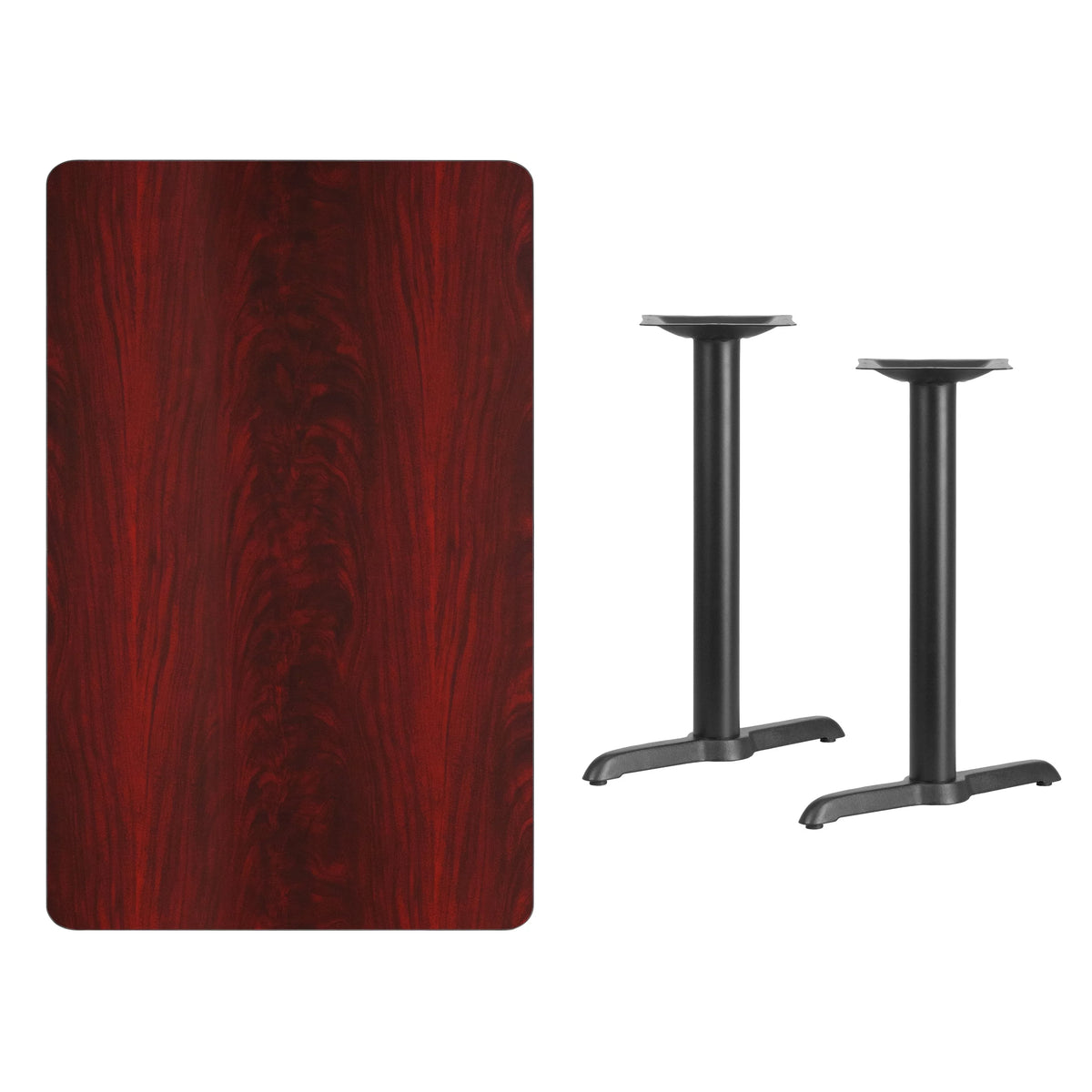 30'' x 48'' Rectangular Laminate Table Top with Table Height Bases A1894