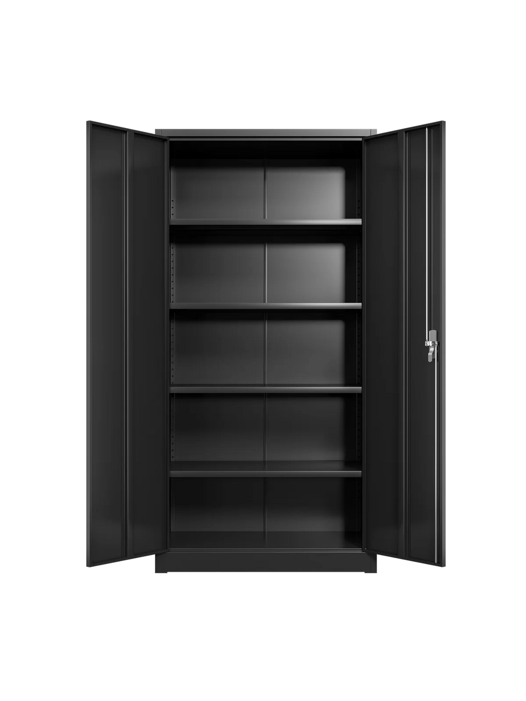 Metal Garage Storage Cabinet with 4 Shelves and Locking Doors W464