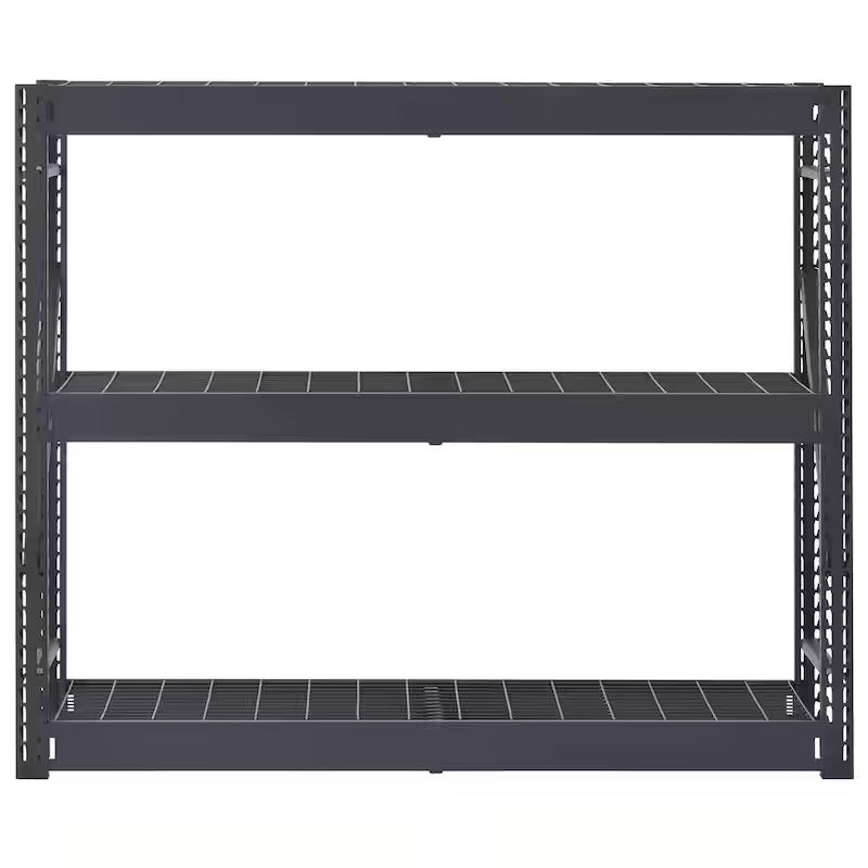3-Tier Steel Freestanding Garage Storage Shelving Unit in Black F73261