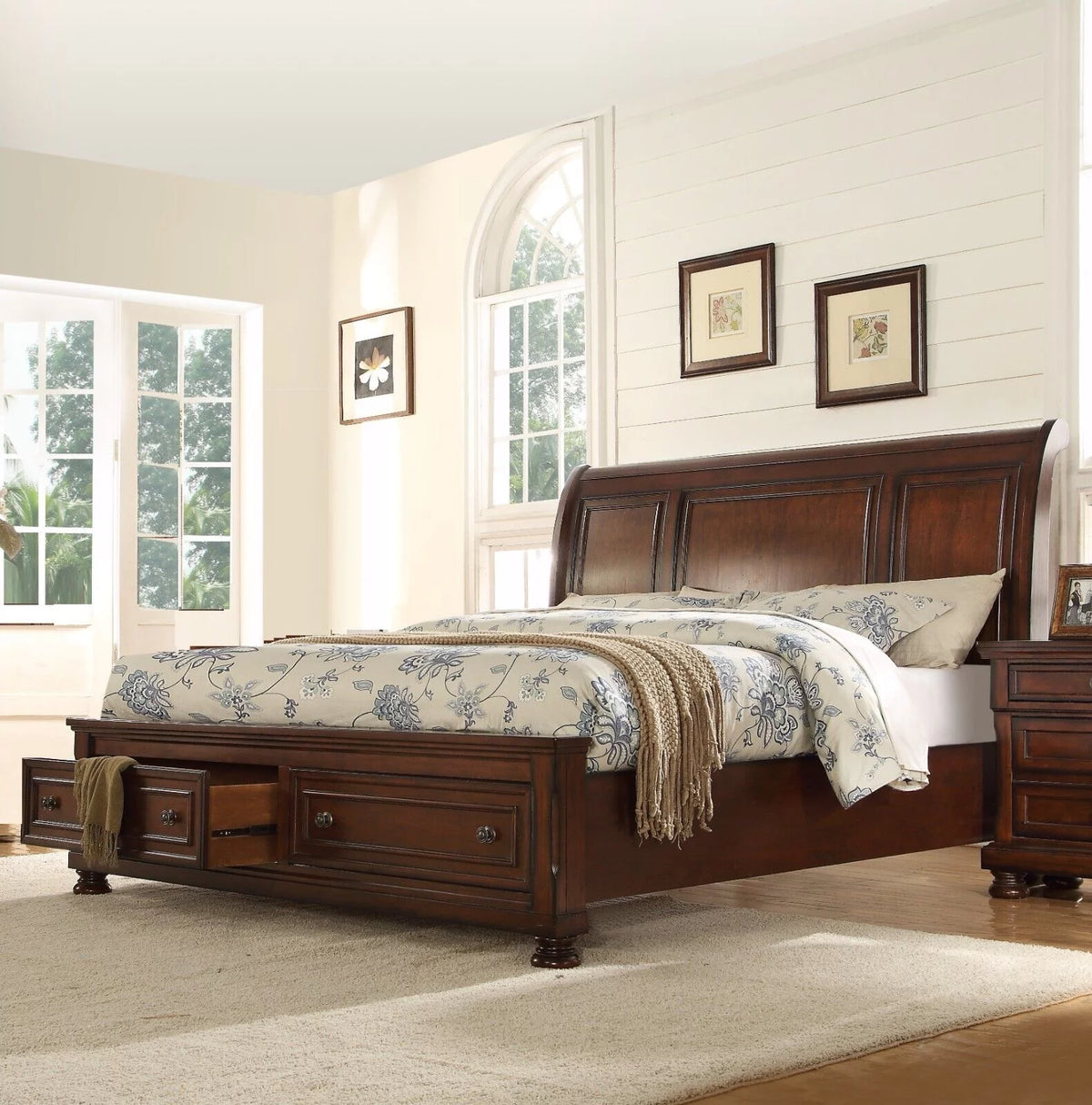 Queen Size Bed with Storage Drawers L2810