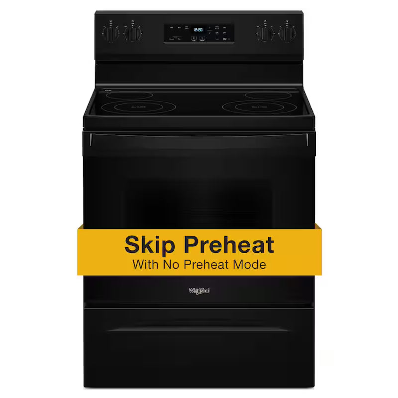 4 Element Freestanding Electric Range in Black L466