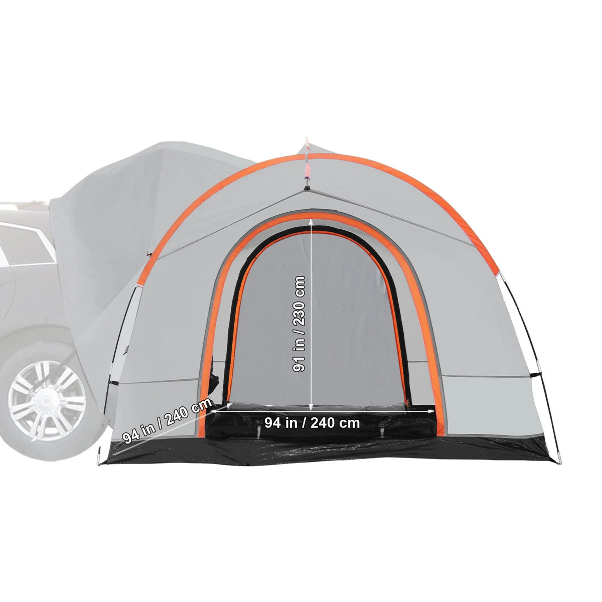 Waterproof SUV Camping Tent with Rainfly Carry Bag C72469