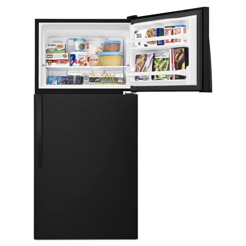 30 in. 18.3 cu. ft. Black Top Freezer Refrigerator N464