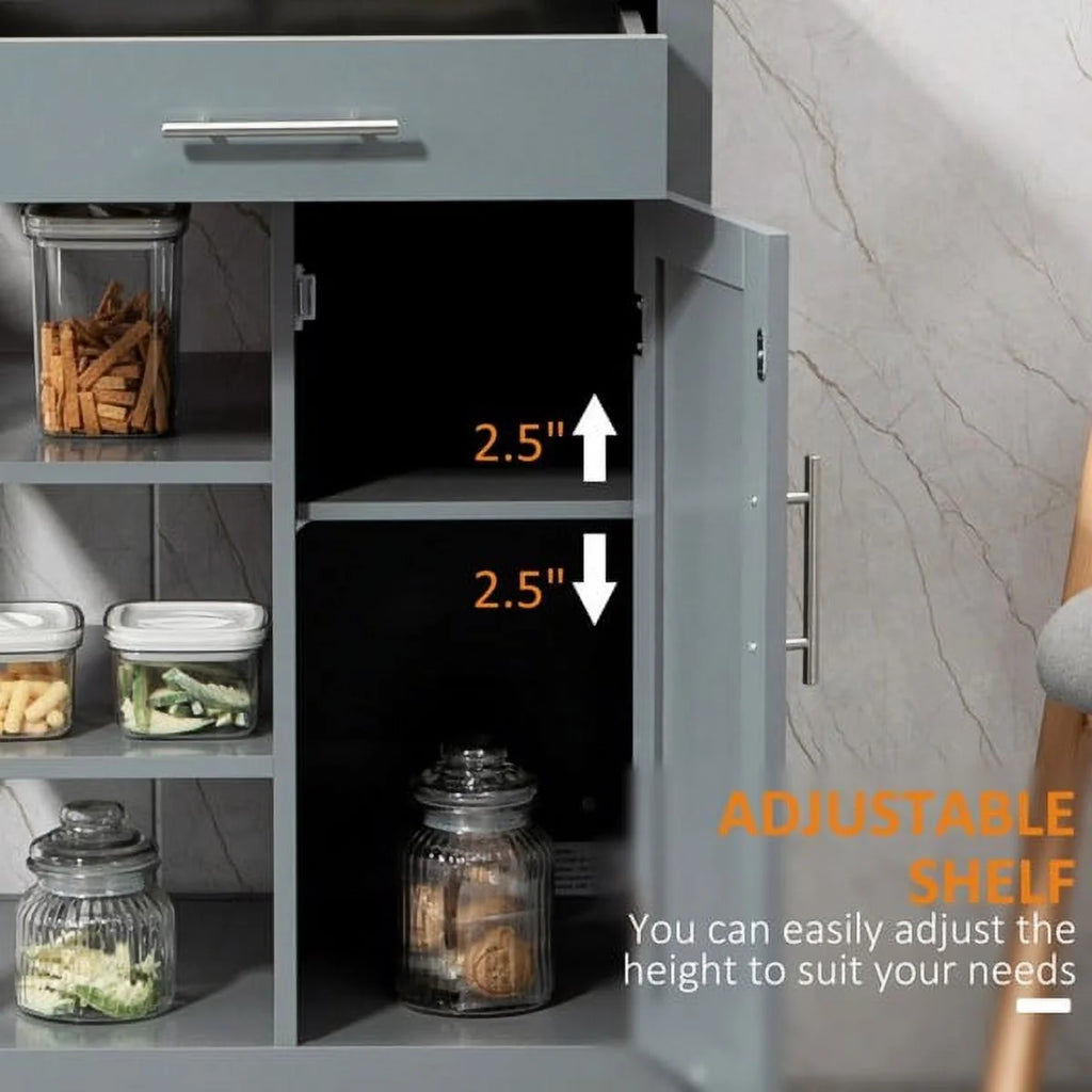 Kitchen Island Cart on Wheels H483