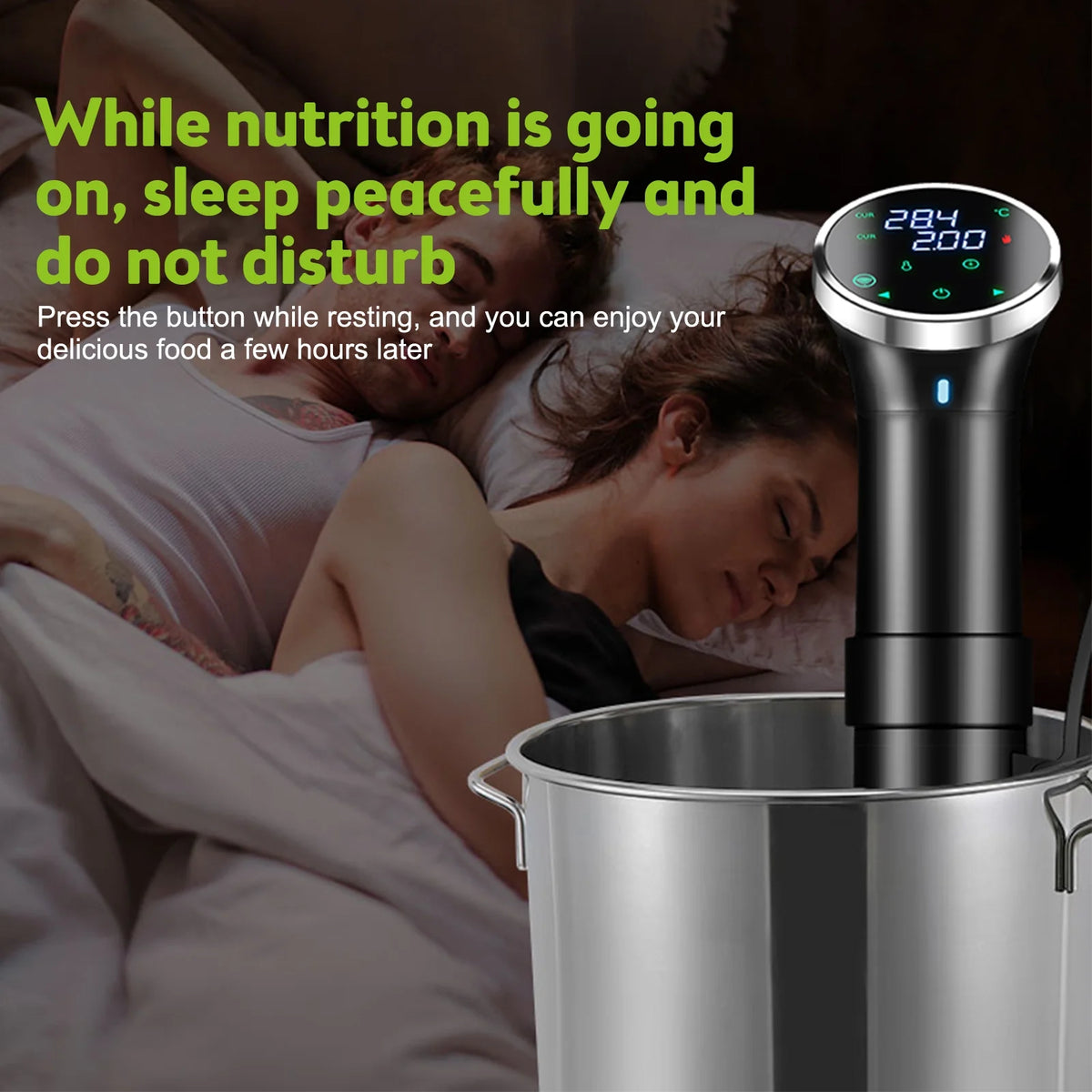 WiFi Sous Cooker Immersion Circulator 1100 Watts Digital Display T636891