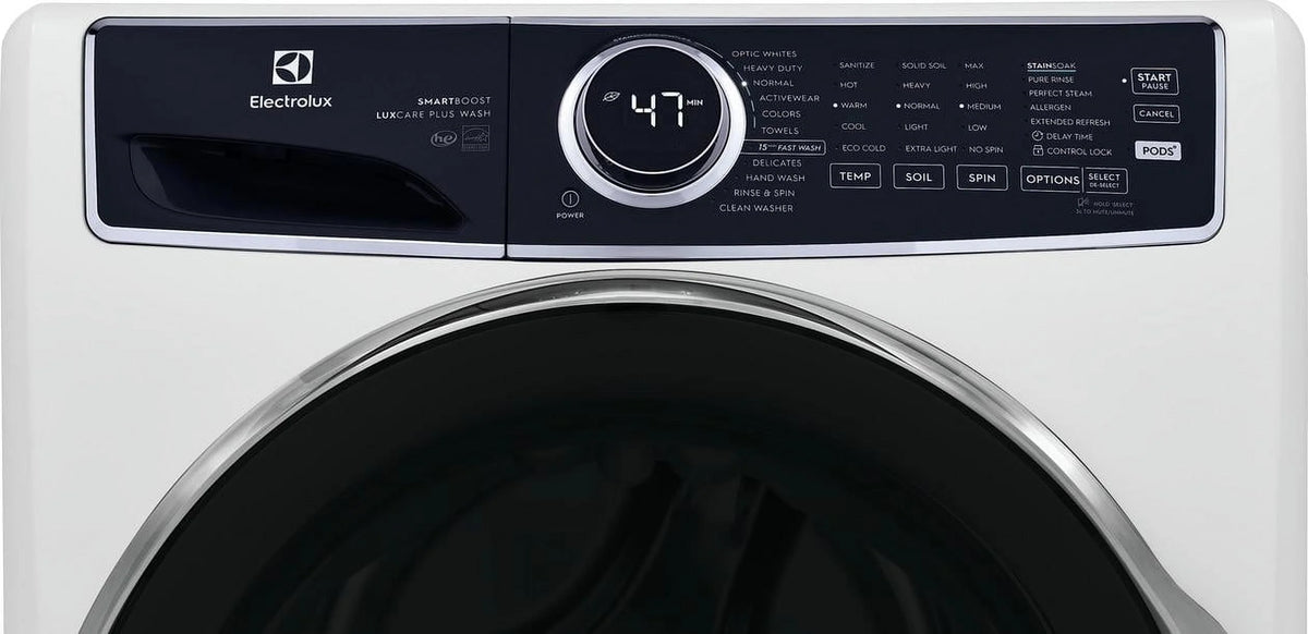 White 4.5 Cu. Ft. Front Loading Washer O9189