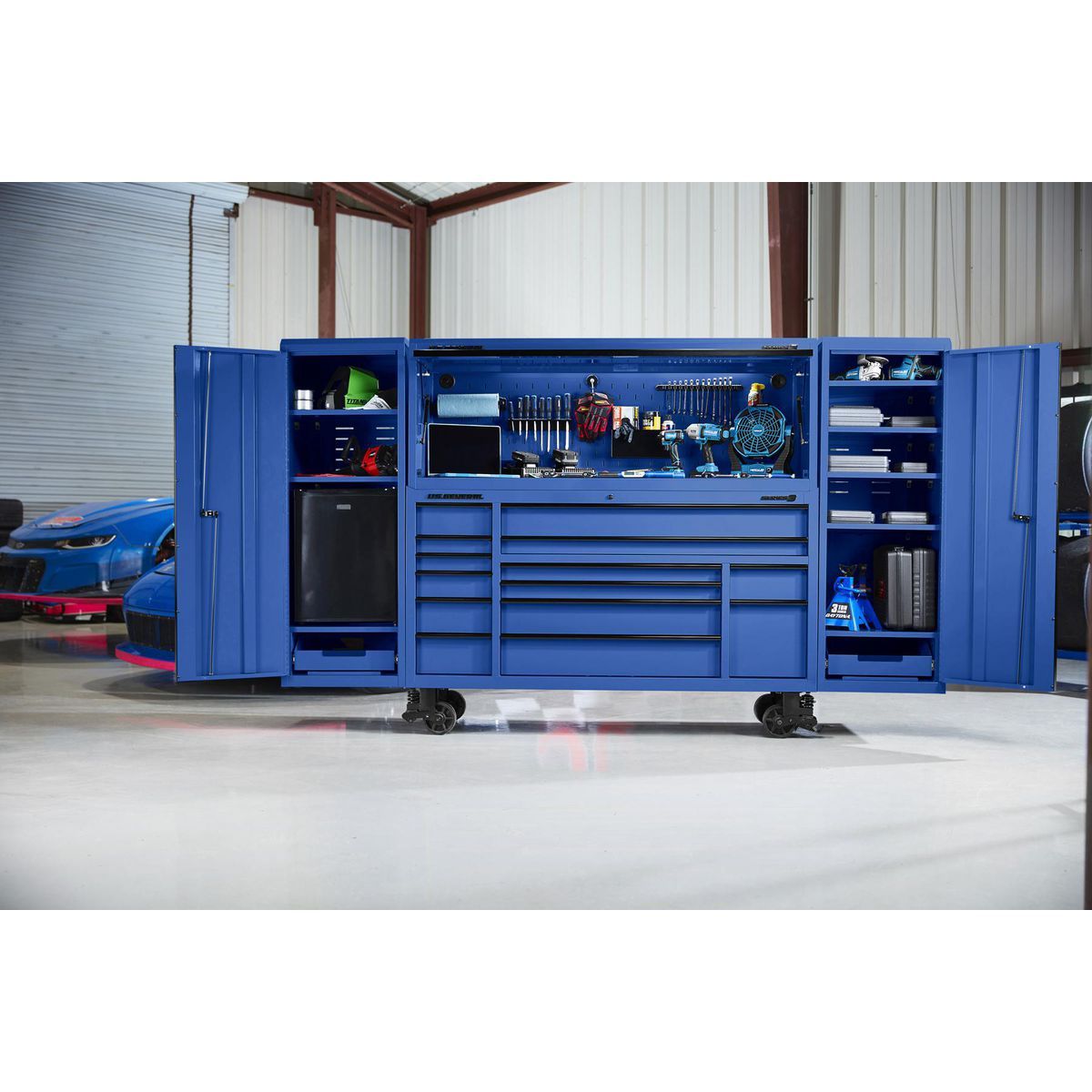 Blue 22 in. End Locker V75163