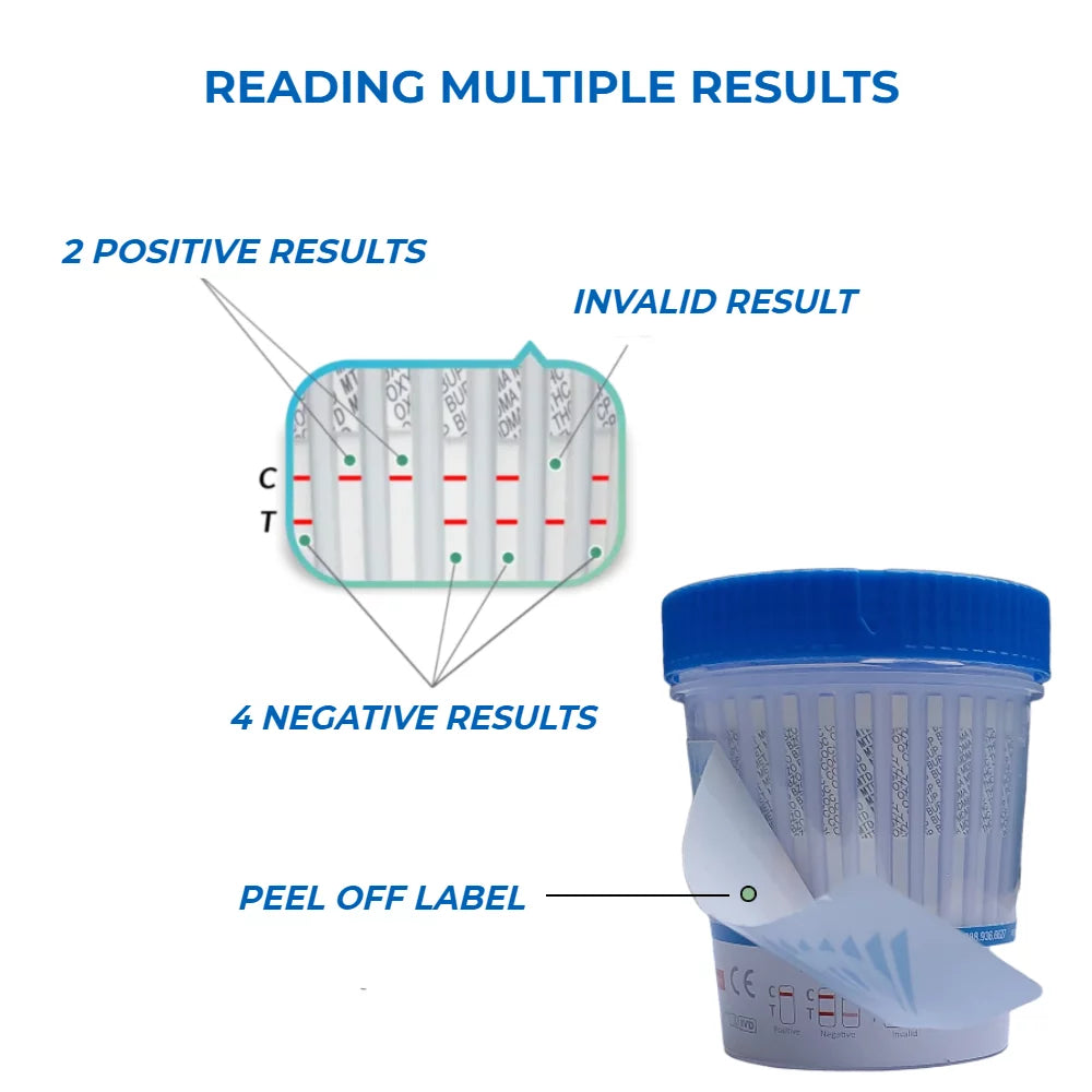 12 Panel Drug Test Cup Pack of 25 X78479