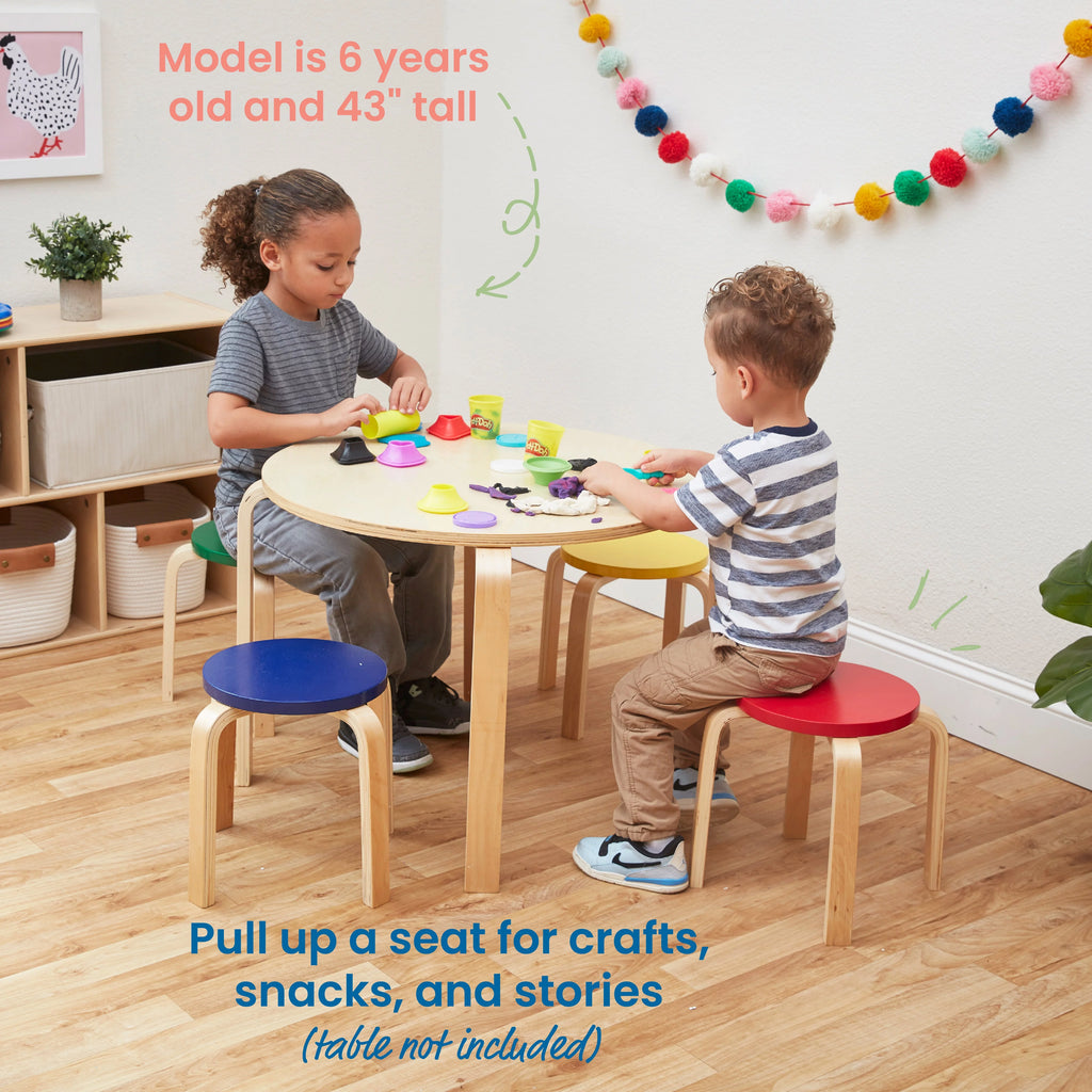 Assorted 6-Piece Stackable Stools W615491