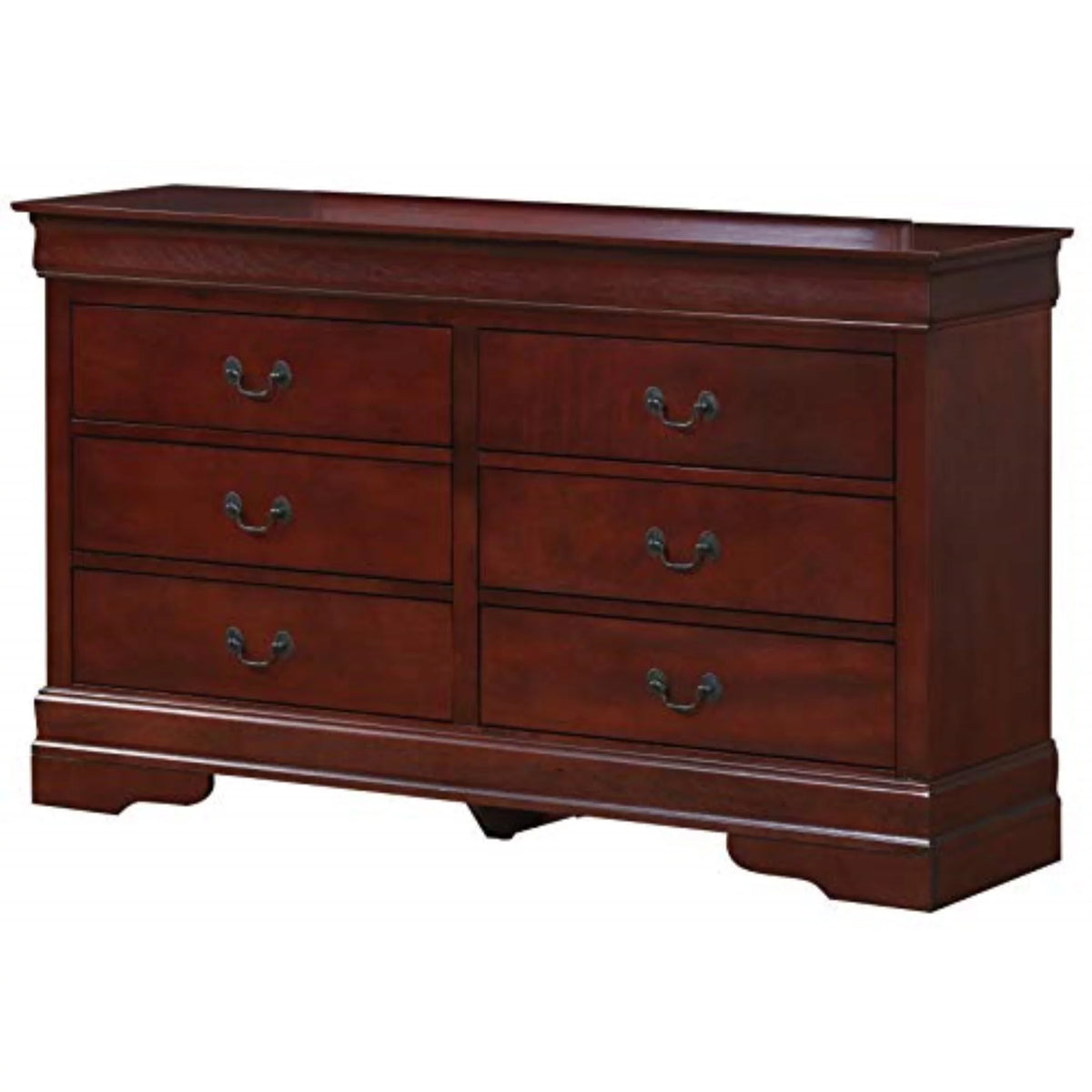 Cherry 6 Drawer Dresser L77636