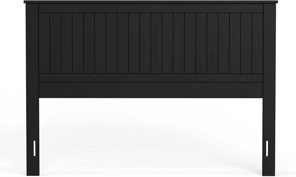 Black Queen Size Wood Panel Headboard Z3076