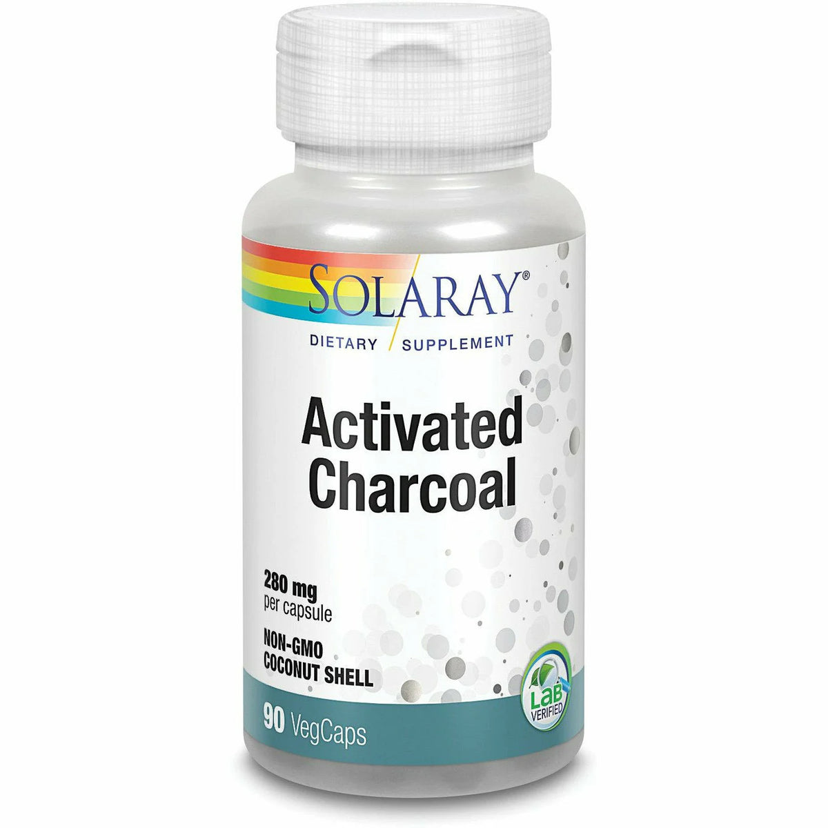 Activated Charcoal 280 mg 90 vegcaps T84347