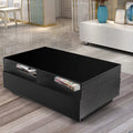 Modern LED High Gloss Coffee Table with 4 Drawers L89655