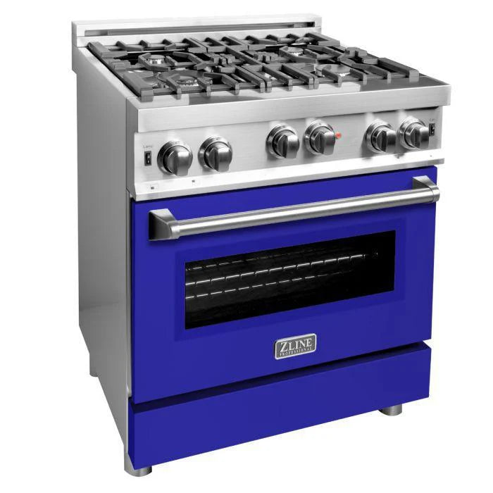 30 in. Gas Range with Blue Matte Door U15471