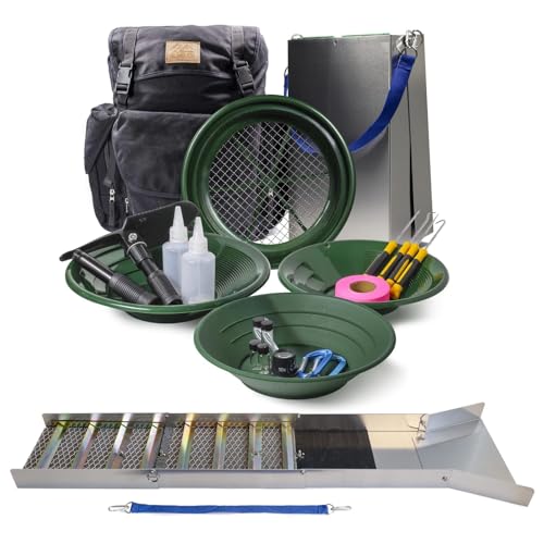 50" Aluminum Folding Sluice Box Gold Prospecting Kit B669